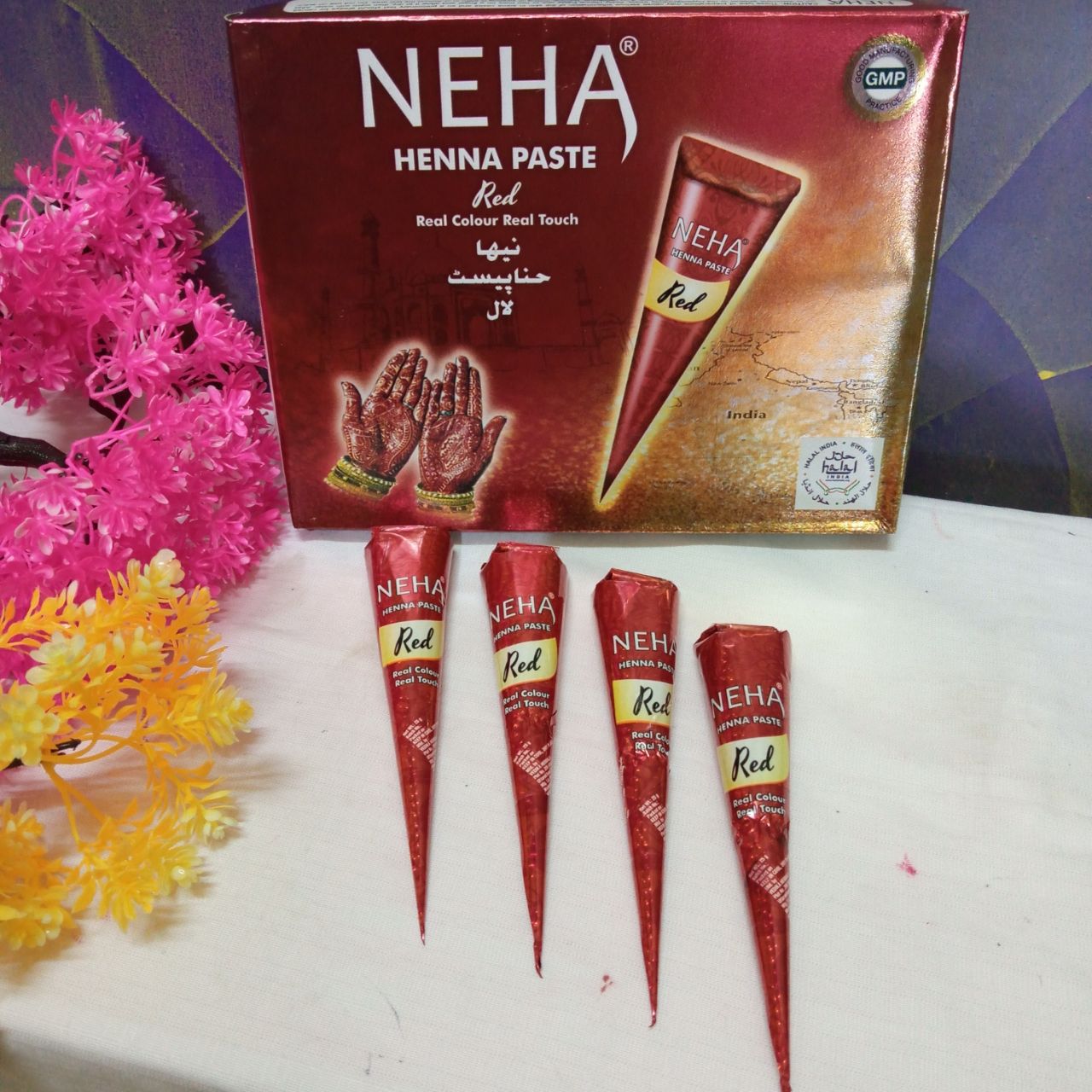 ini adalah Henna Red, color: Red, brand: Neha, age_group: all ages, gender: female