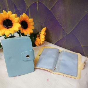 ini adalah Dompet Kartu Kulit Biru, size: 13 cm x 9 cm, material: synthetic, color: blue, brand: Dompetiminindonesia, age_group: all ages, gender: female