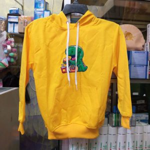 ini adalah Jaket Anak Dinosaurus Mustard, size: LD 78cm, material: fleece, color: yellow, brand: jaketanakindonesia, age_group: kids, gender: unisex