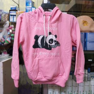 ini adalah Jaket Anak Panda Sleep Pink, size: LD 78cm, material: fleece, color: pink, brand: jaketanakindonesia, age_group: teen, gender: unisex