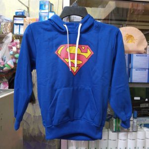 ini adalah Jaket Anak Superman Biru Tua, size: LD 78cm, material: fleece, color: nevy, brand: jaketanakindonesia, age_group: kids, gender: unisex