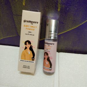 ini adalah Geamoore Roll Baby Sweet Powder, color: chocholate , brand: geamoore, age_group: all ages, gender: female