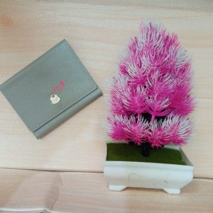 ini adalah Dompet Cake Abu, size: 11 cm x 9.5 cm, material: synthetic, color: grey, brand: Dompetcakecepu, age_group: all ages, gender: female