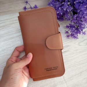 ini adalah Dompet Panjang Efye Coklat, size: 20 cm x 12 cm, material: synthetic, color: chocholate, brand: Dompetlongefy, age_group: all ages, gender: female