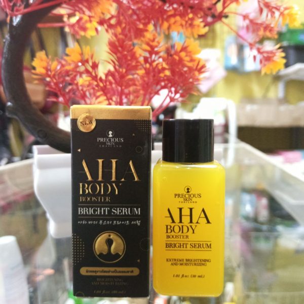 ini adalah AHA Body Booster Precious, brand: Precious, age_group: all ages, gender: female