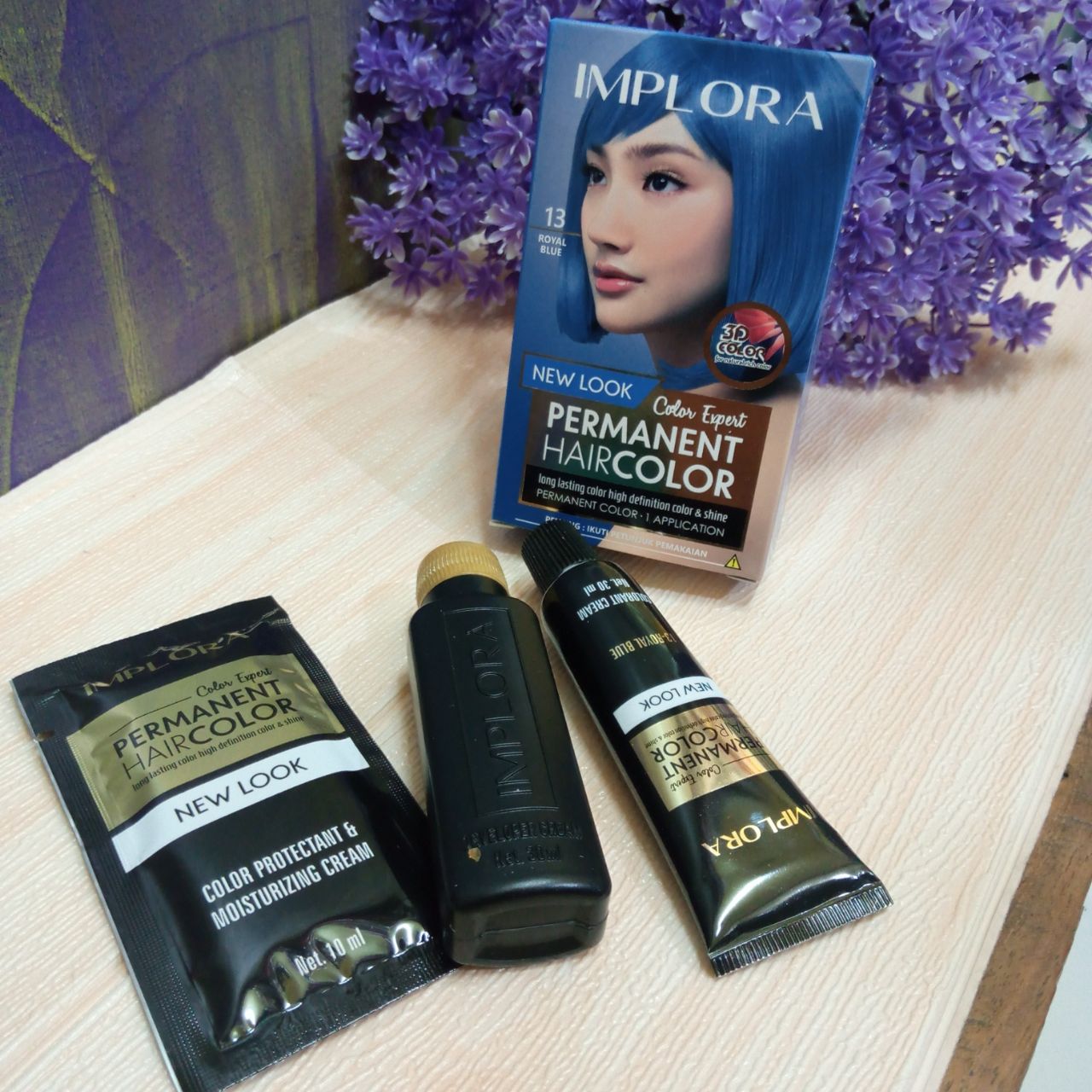 ini adalah Implora Hair Color 13 Royal Blue, brand: Implora, age_group: all ages, gender: unisex