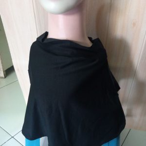 ini adalah Manset Leher Hitam, size: L, material: Soft Spandex, color: black, brand: Mansetlehercepu, age_group: all ages, gender: female