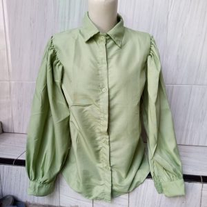 ini adalah Blouse Odri Sage, size: LD 100cm, material: cotton, color: green sage, brand: Blouseodricepu, age_group: all ages, gender: female